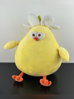 Miniso DunDun Chubby Chicken 11" Yellow Plush Stuffed Animal Daisy Duck Chick